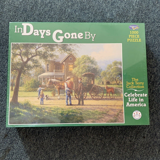 *New Sealed* In Days Gone By: Life in America - 1000 Piece Puzzle - Jack Terry