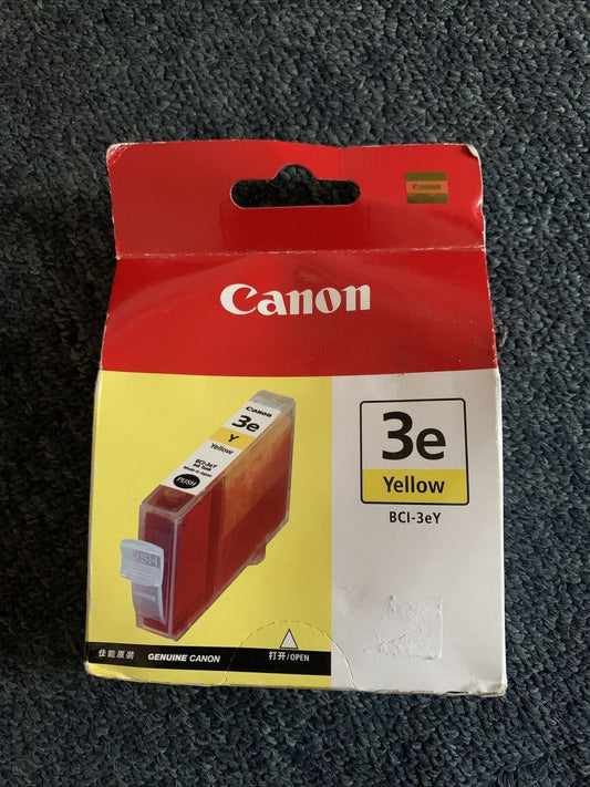 Canon BCI-3EY Yellow Printer Ink Cartridge Dated 11/2013 Genuine