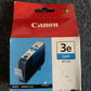 Genuine Canon BCI-3eC Cyan Ink tank Exp 2014/02