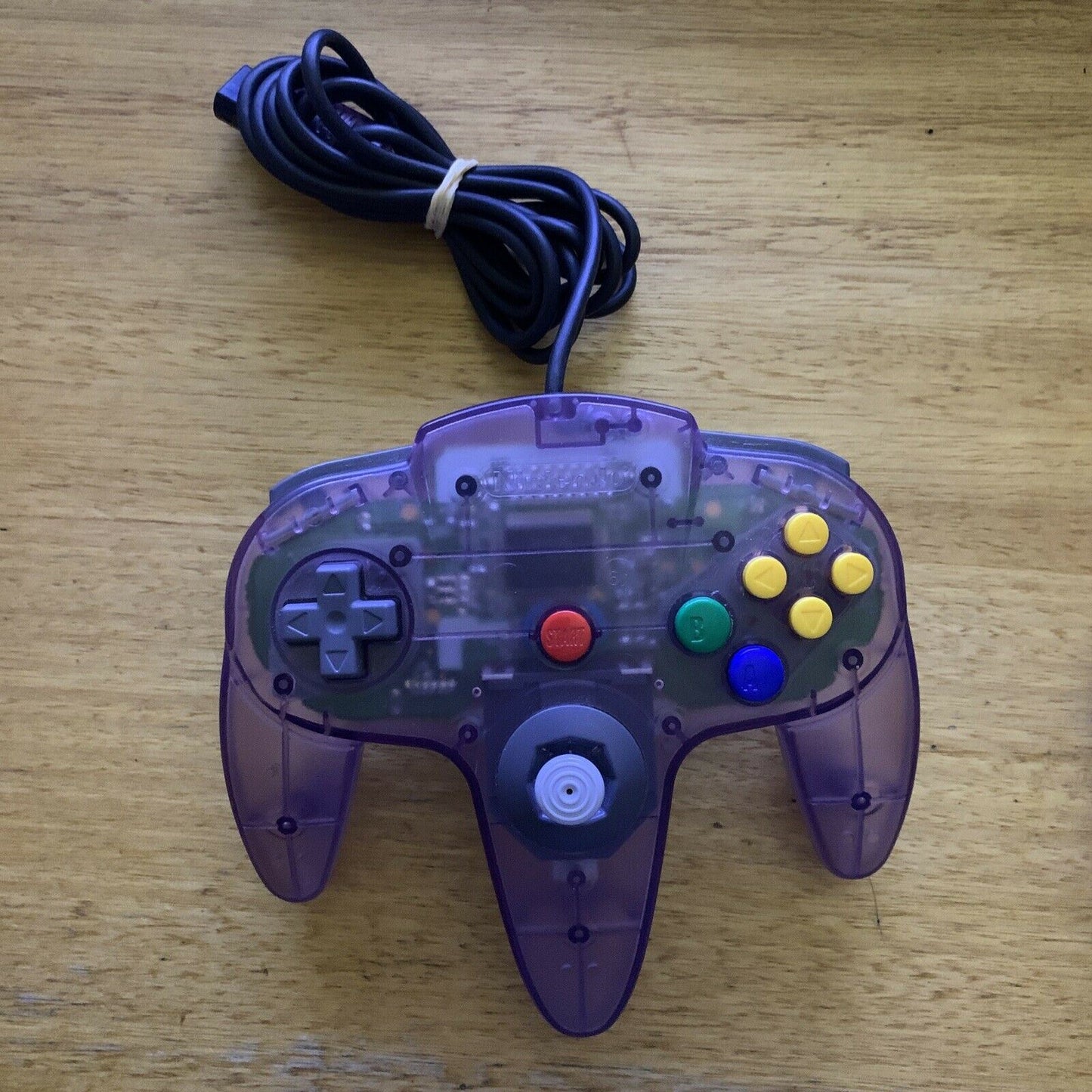 Genuine Authentic Nintendo 64 Controller Gamepad - Transparent Atomic Purple N64