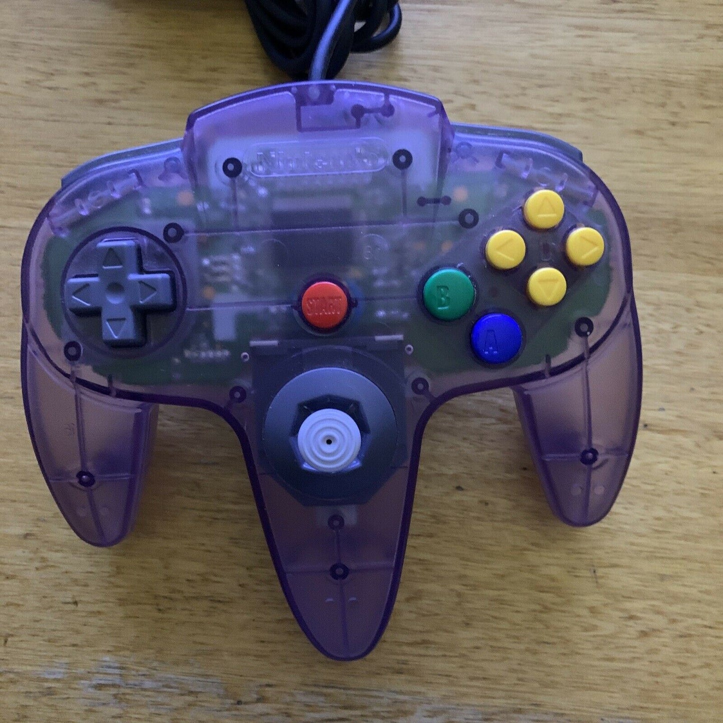 Genuine Authentic Nintendo 64 Controller Gamepad - Transparent Atomic Purple N64