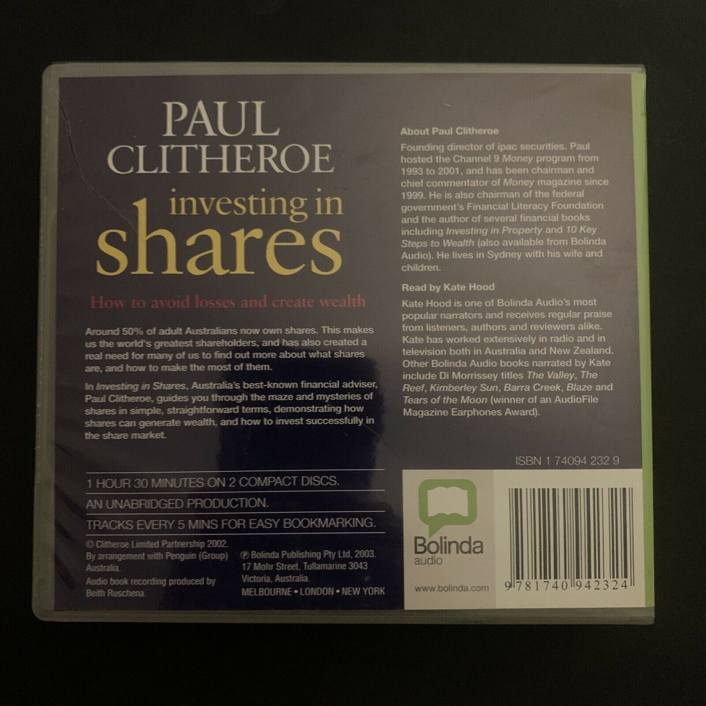 Investing in Shares & Properties by Paul Clitheroe (CD-Audio)