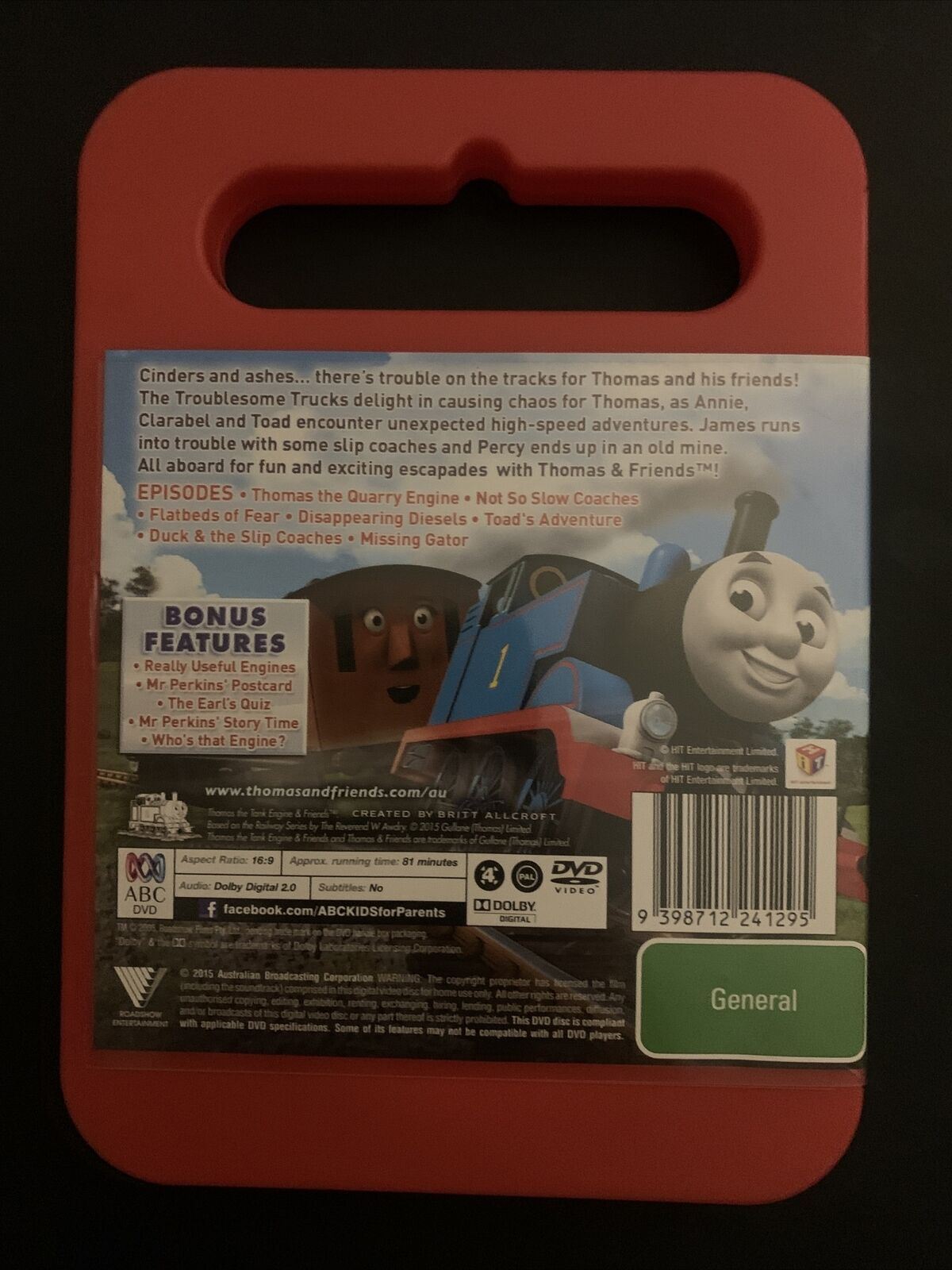 Thomas & Friends - Trouble On The Tracks (DVD, 2015)   Region 4