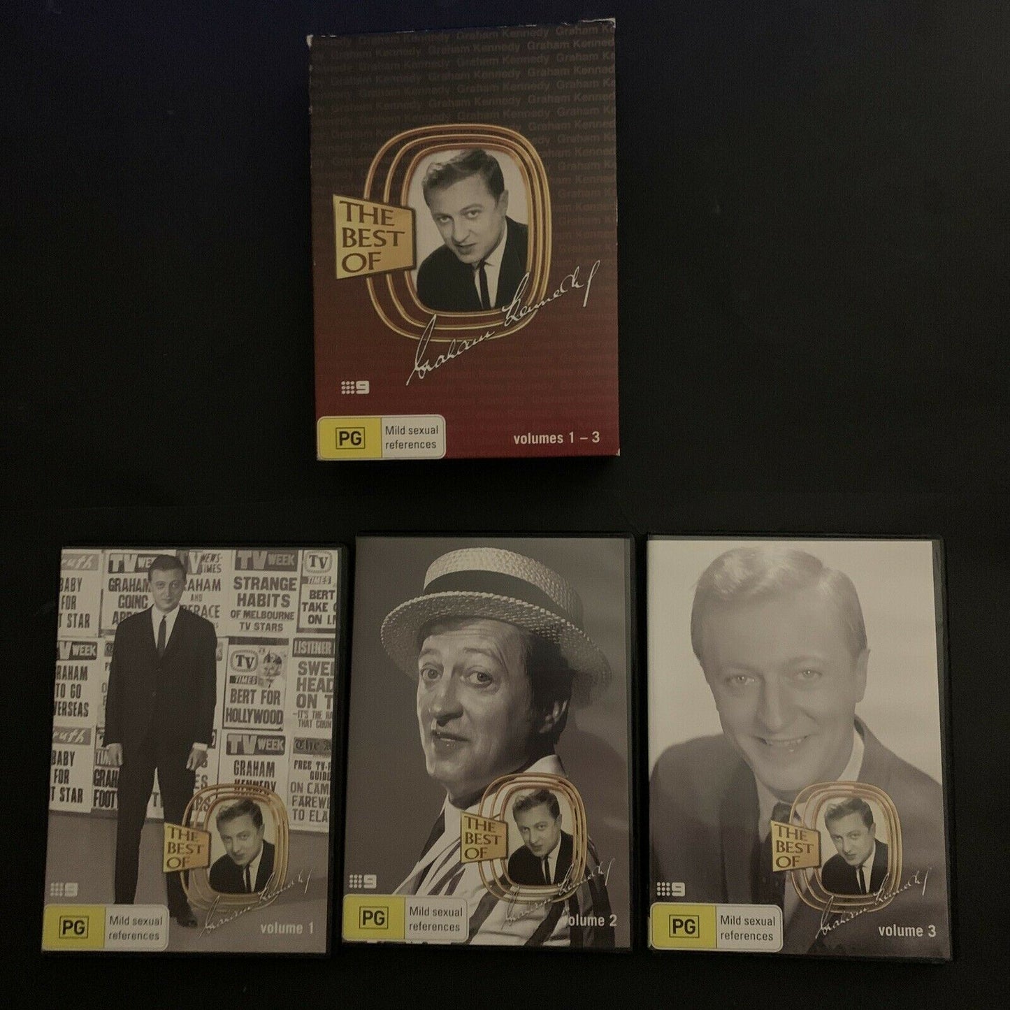 The Best Of Graham Kennedy (DVD) Volume 1-3. Region 4