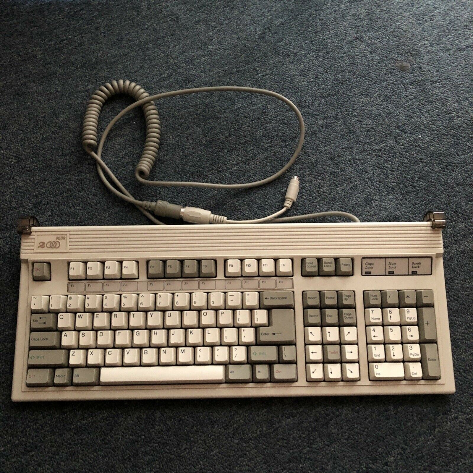 Vintage Laser FSQ4VY FK-2000 Plus Mechanical Keyboard DIN-5 & PS/2 90 ...