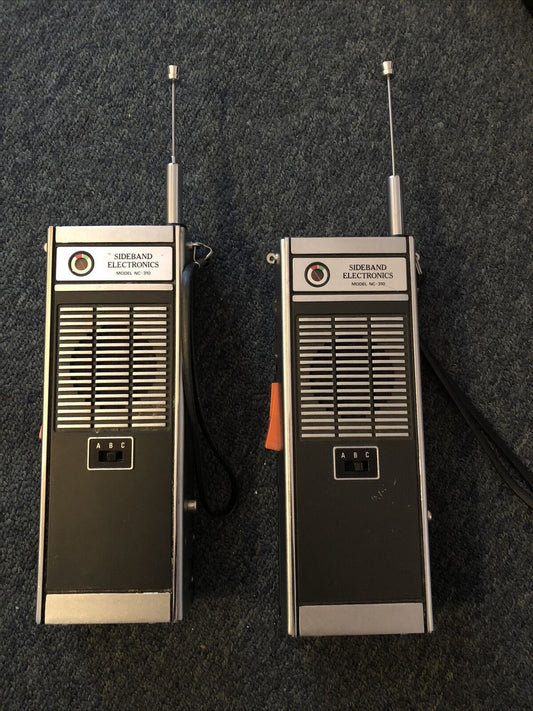 2x Vintage Sideband Electronics NC-310 Handheld Transceiver - Doesn't turn on