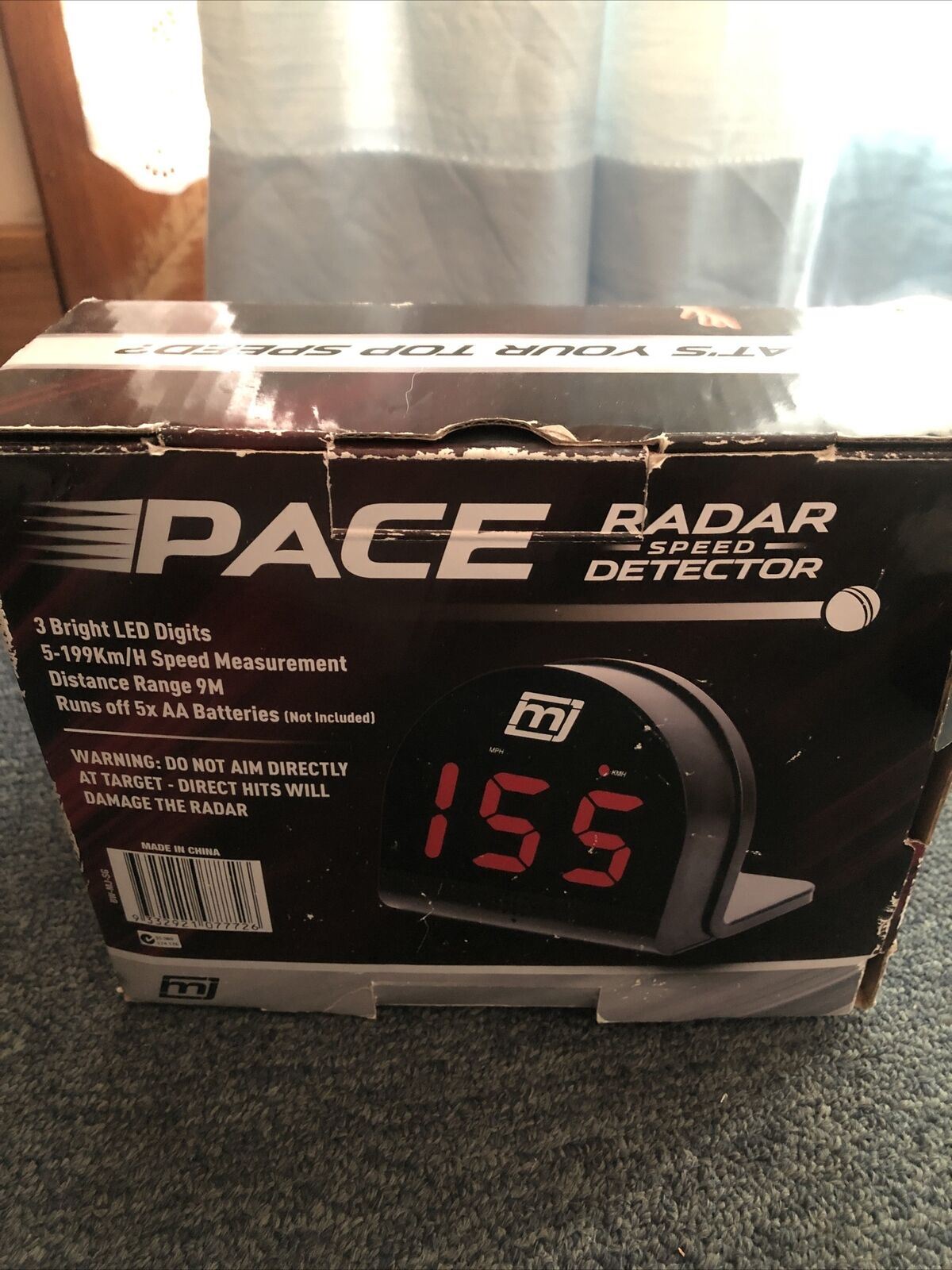 Sports Ball Pace Radar Gun Speed Detector for Cricket/Baseball – Retro Unit