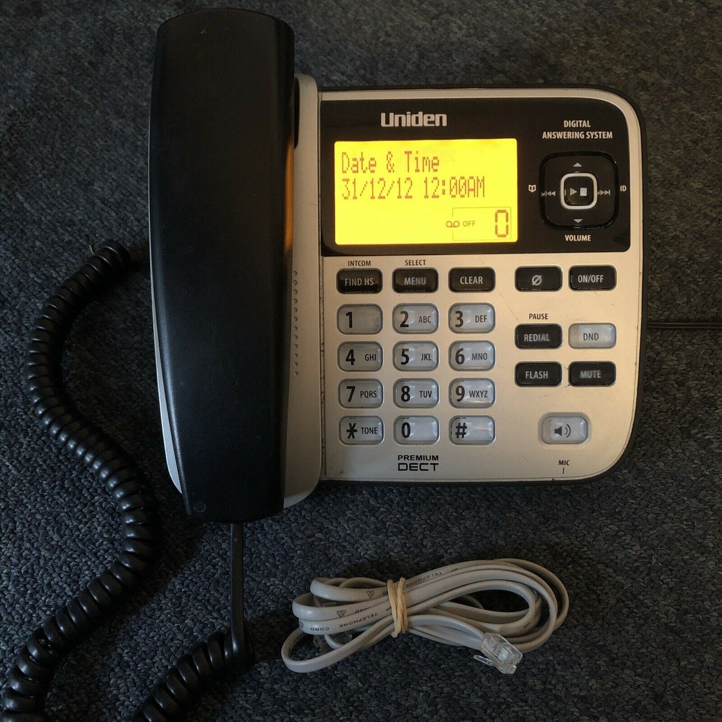 Uniden DECT2145 Home Telephone - NBN compatible, Operation even w Power Failure
