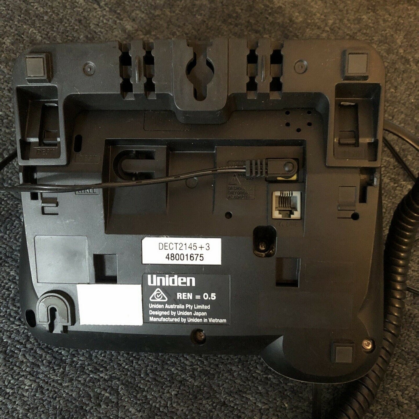 Uniden DECT2145 Home Telephone - NBN compatible, Operation even w Power Failure