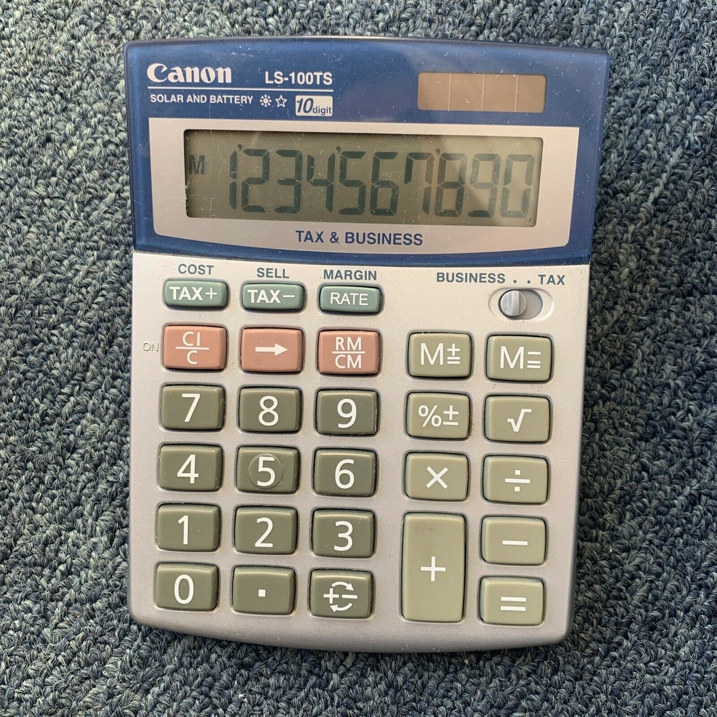 Canon LS-100TS Solar Tax & Business Calculator