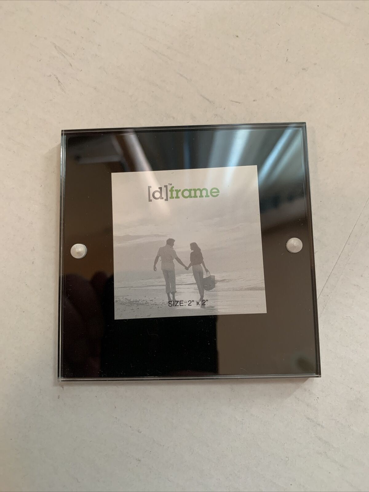 Dco Concepts Ice Coasters 8.5x8.5cm Set Of 4 with frame