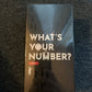 *New Sealed* What's Your Number? NSFW Game