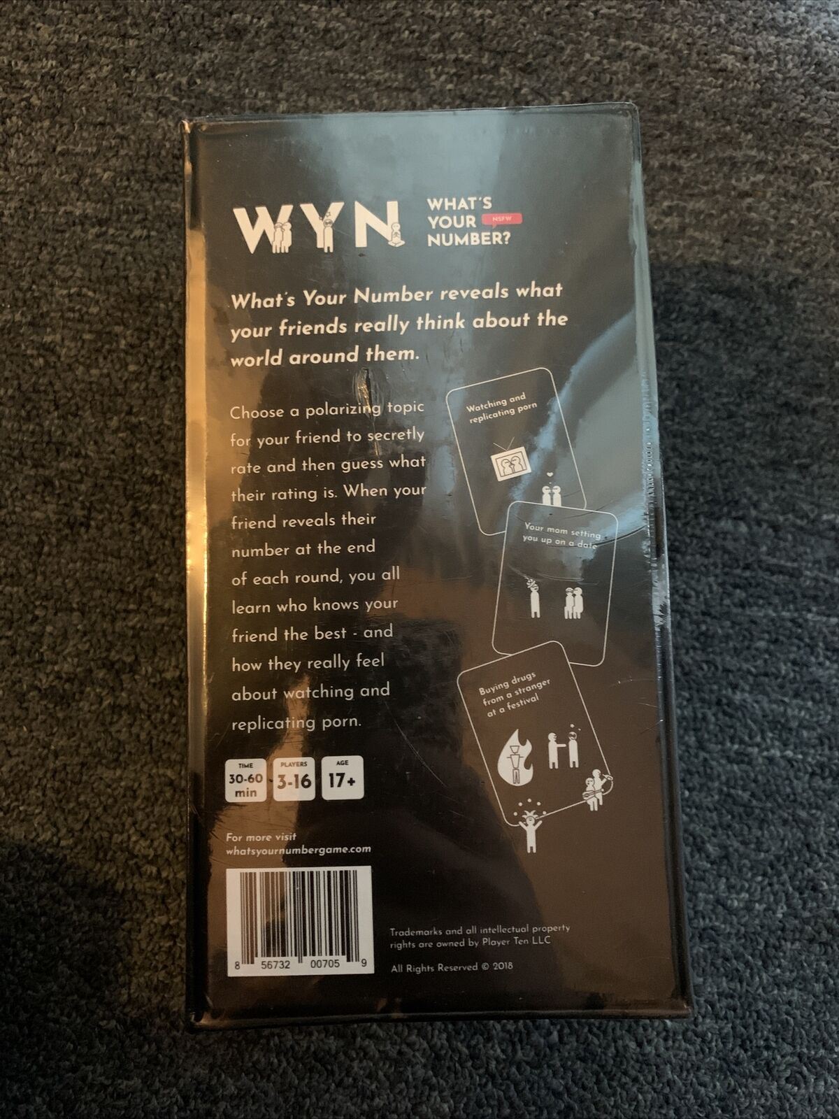 *New Sealed* What's Your Number? NSFW Game