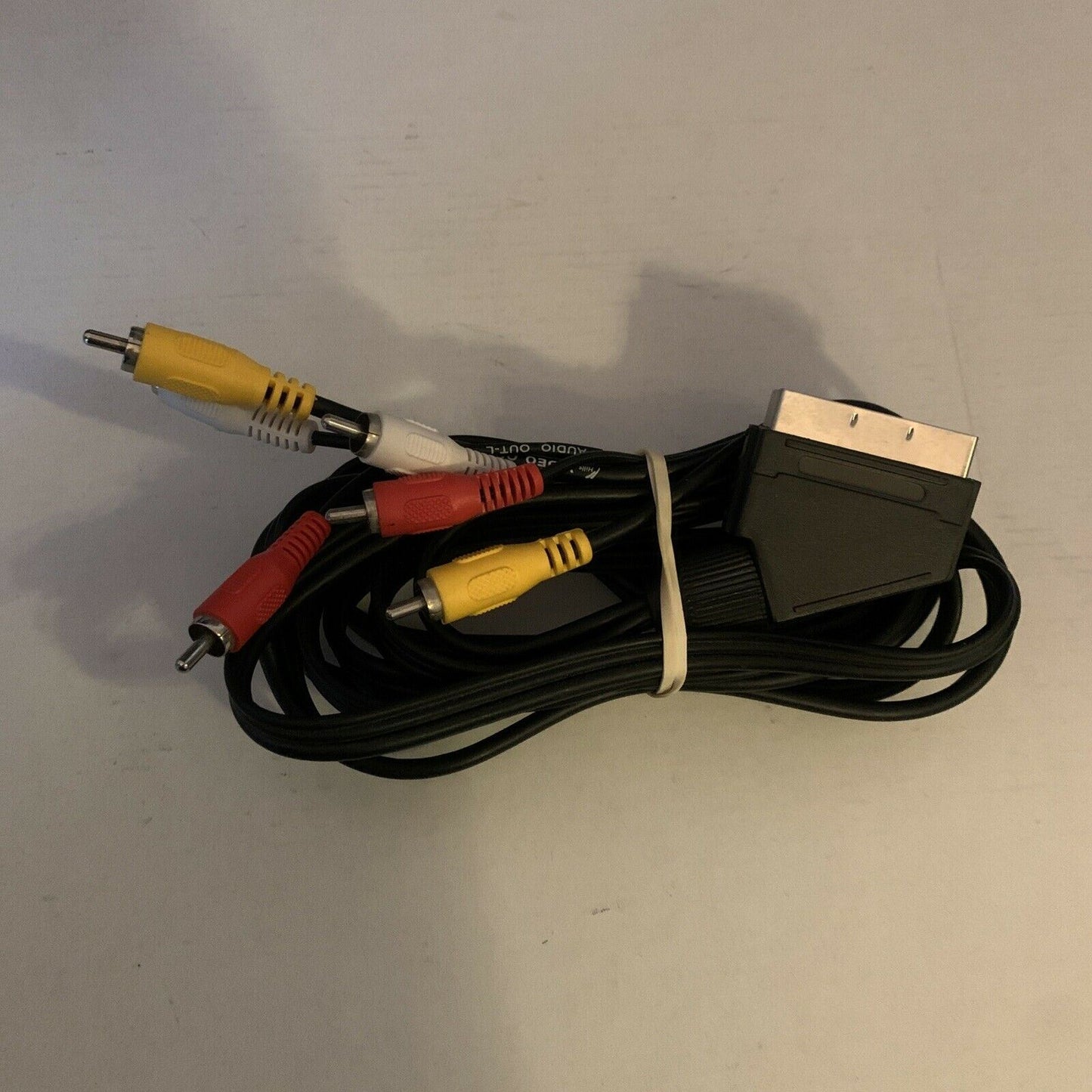 SCART to RCA Video/Audio In & Out Cable