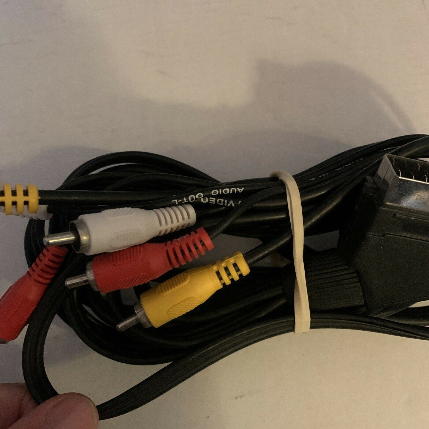 SCART to RCA Video/Audio In & Out Cable