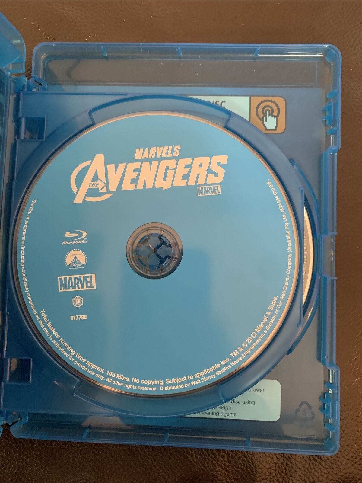 The Avengers (Blu-ray, 2012) Robert Downey Jnr, Chris Hemsworth, Chris Evans
