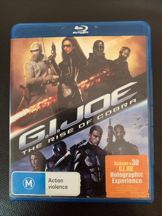 G.I. Joe - The Rise of Cobra (Blu-ray, 2009) Channing Tatum, Dennis Quaid