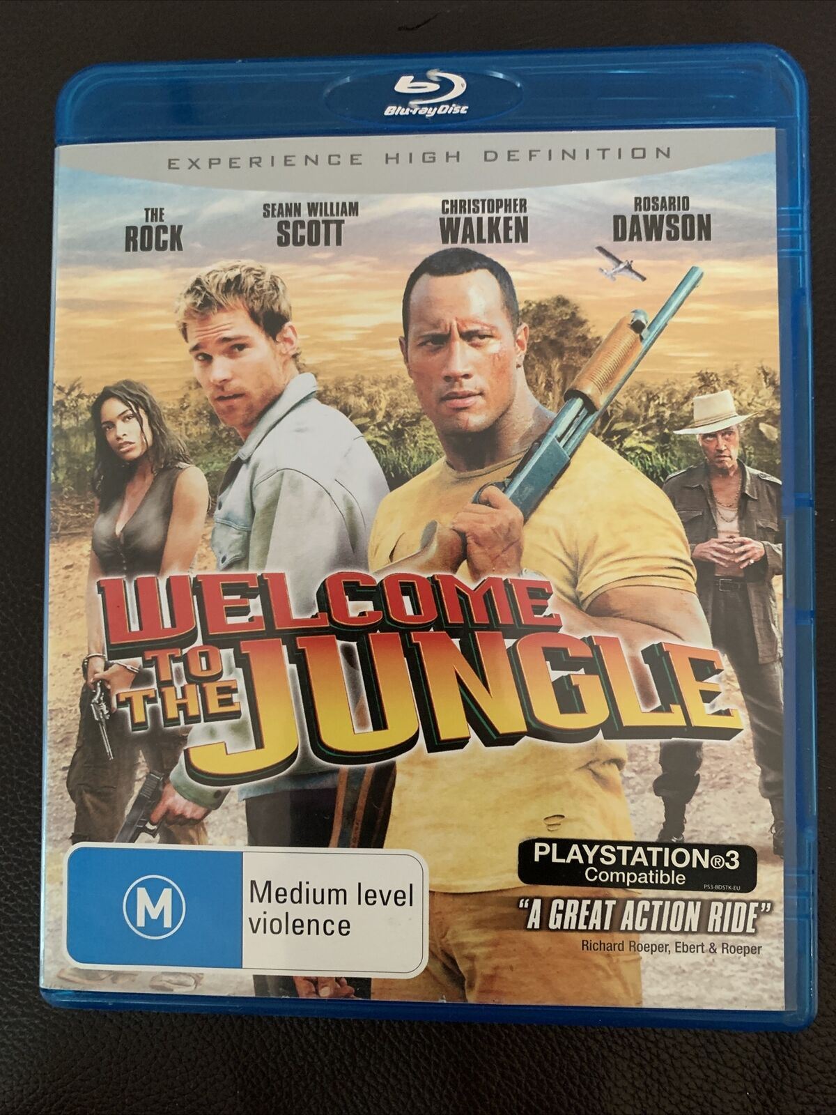 Jumanji: Welcome To The Jungle (Blu-ray, 2017) Dwayne Johnson, Kevin Hart