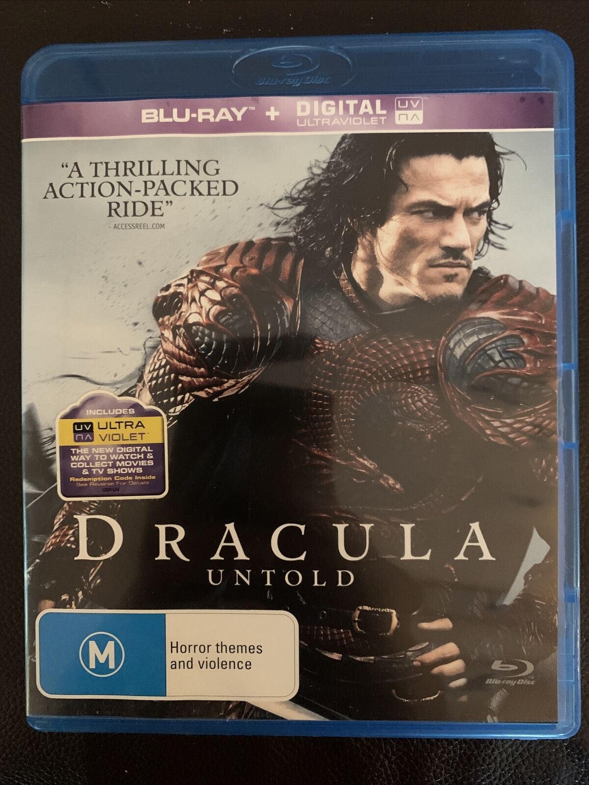 Dracula Untold (Blu-ray, 2014) Luke Evans, Sarah Gadon, Dominic Cooper