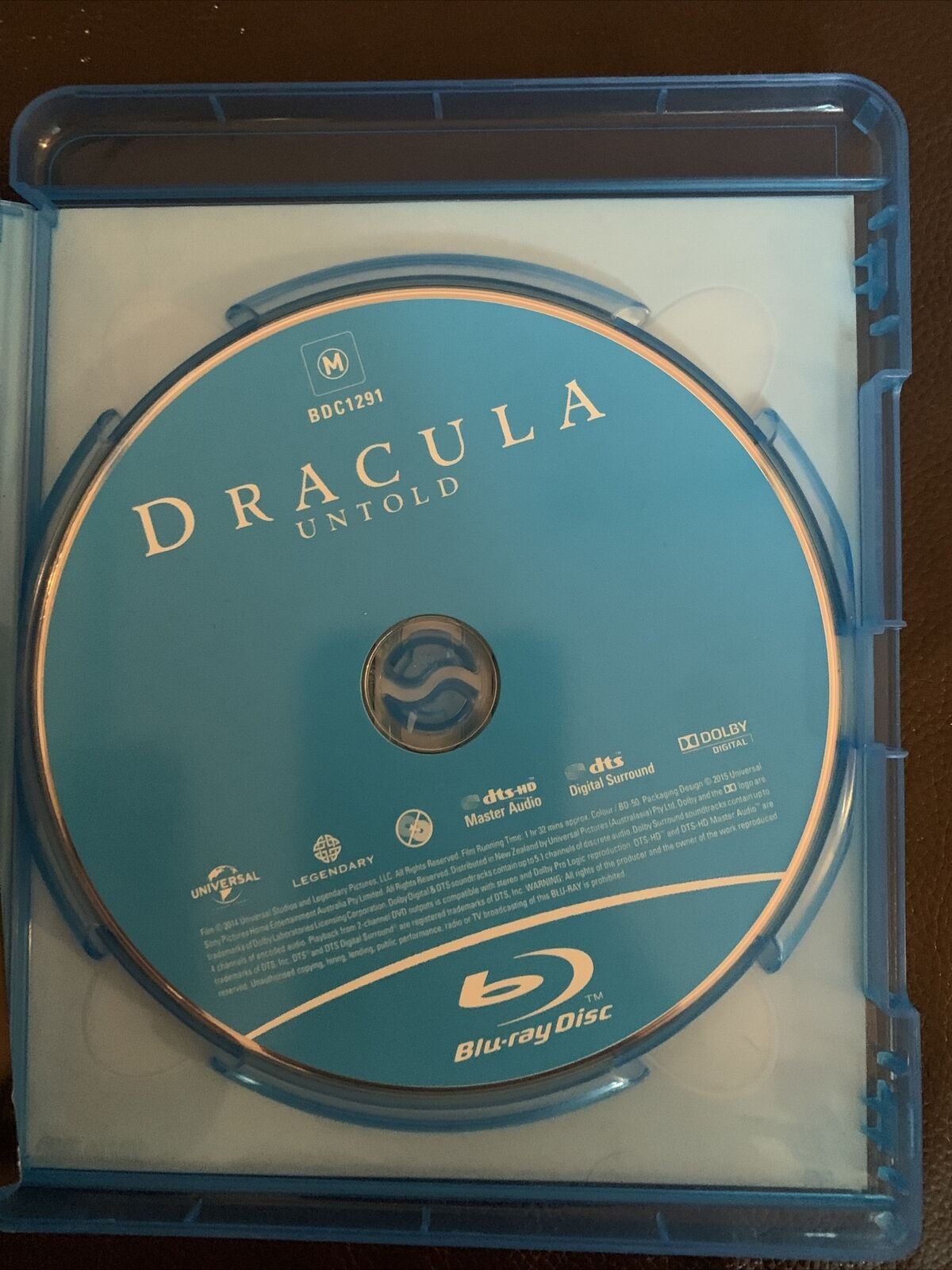 Dracula Untold (Blu-ray, 2014) Luke Evans, Sarah Gadon, Dominic Cooper
