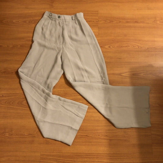 Canotto Women's Light Grey Flare Pants Size 5