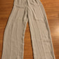 Canotto Women's Light Grey Flare Pants Size 5