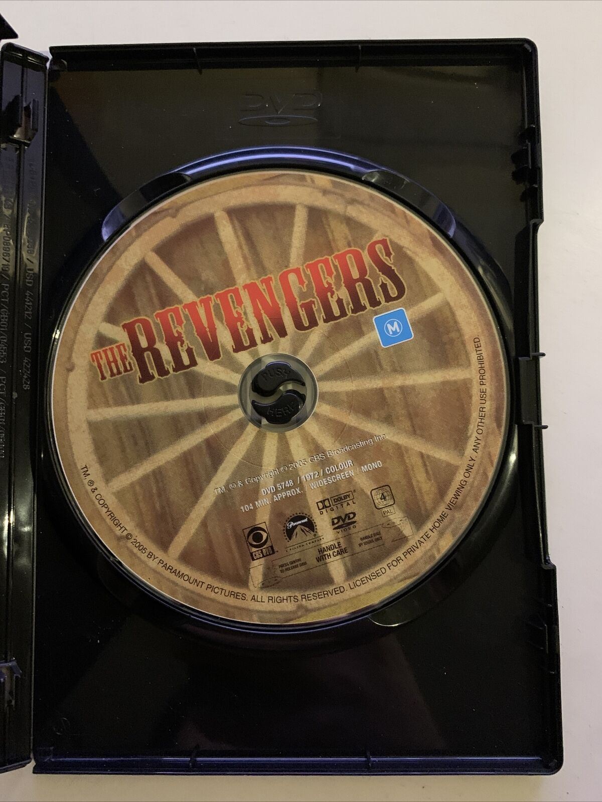 The Revengers (DVD, 1972) William Holden, Ernest Borgnine, Woody Strode. Region4