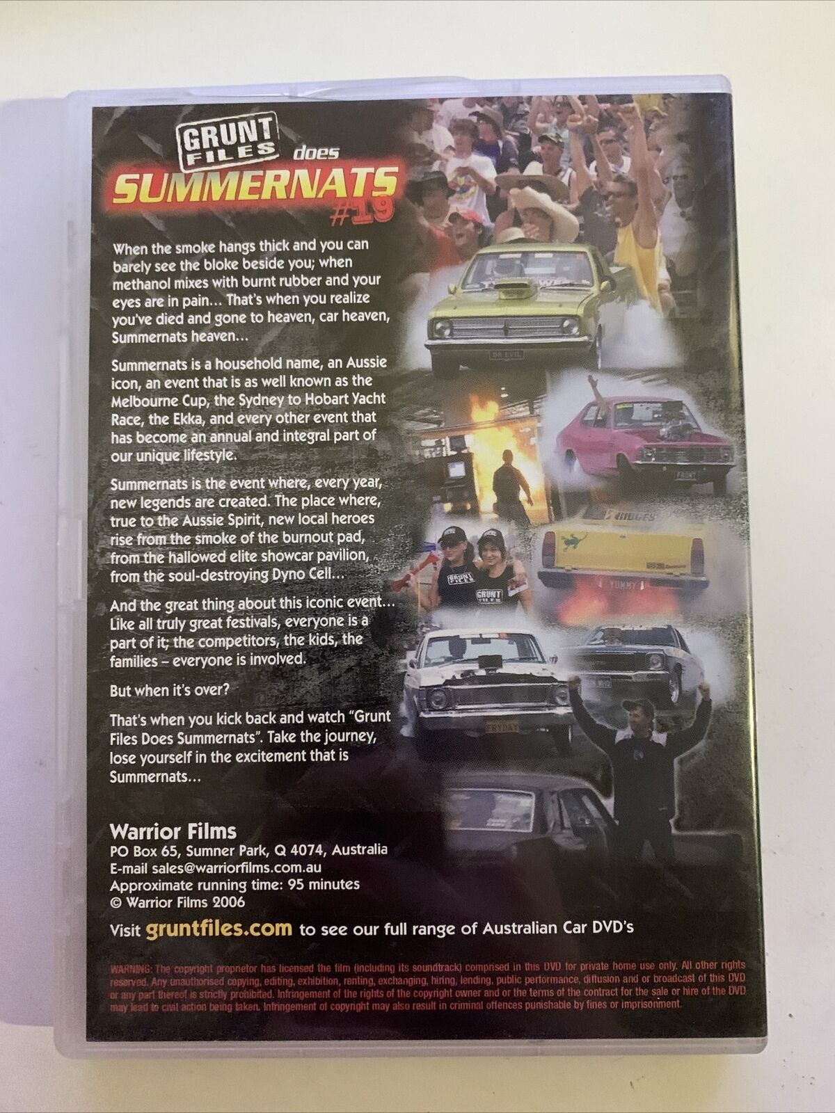 Grunt Files Does Summernats 19 (DVD) All Regions