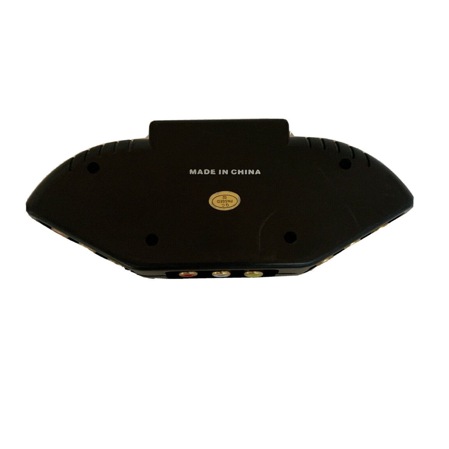 SANSAI 3 Way Splitter RCA Audio Video AV Signal Switch Box Selector Model AV-104