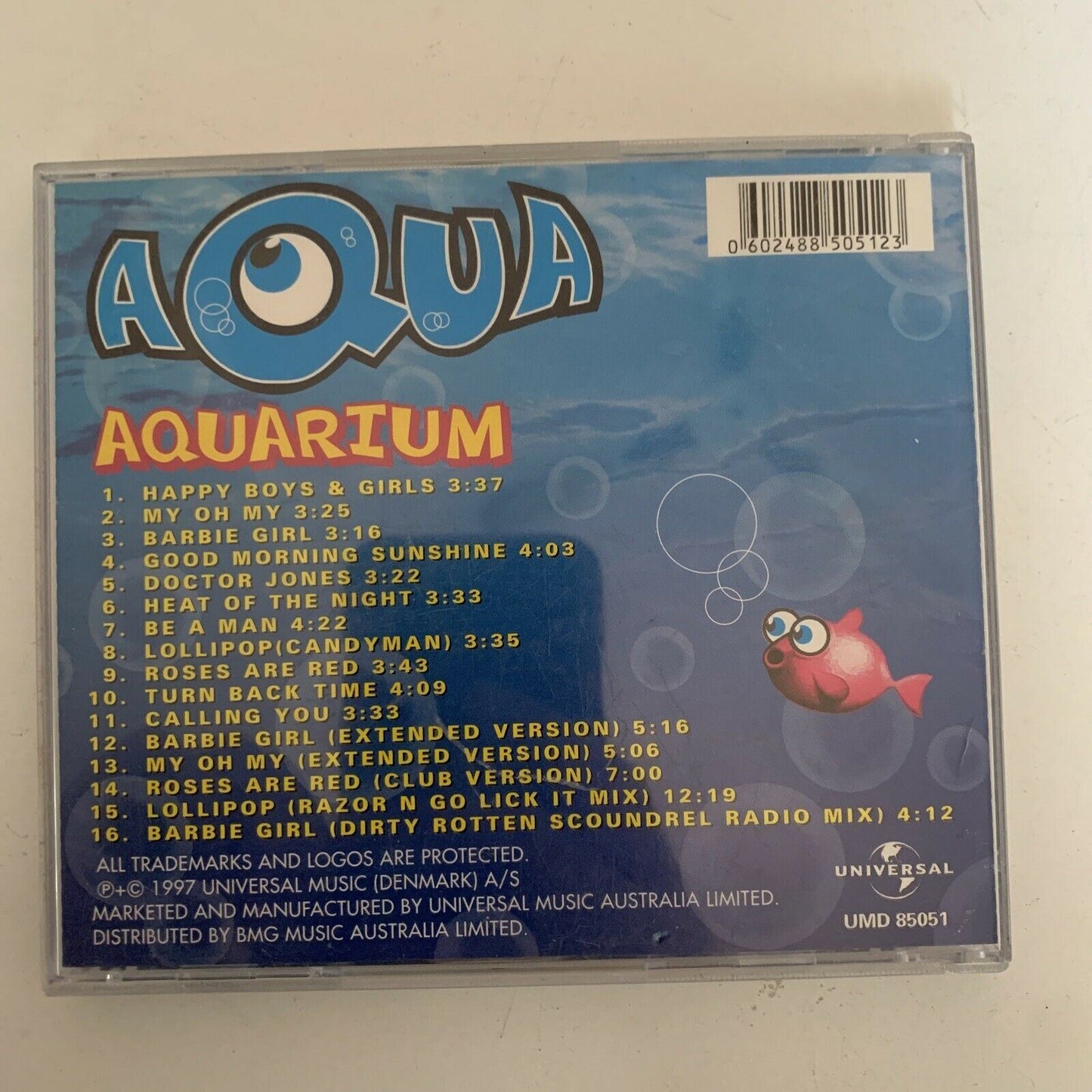 Aqua - Aquarium CD Album 1997