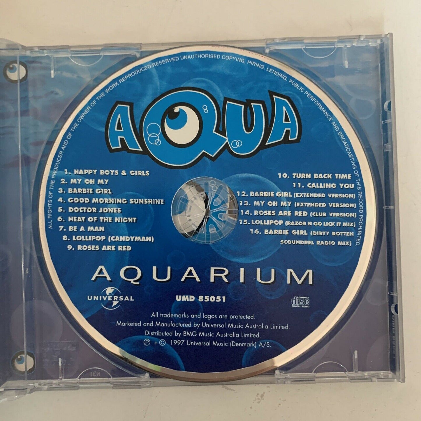 Aqua - Aquarium CD Album 1997