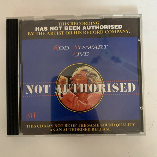 Rod Stewart Live Not Authorised CD Album