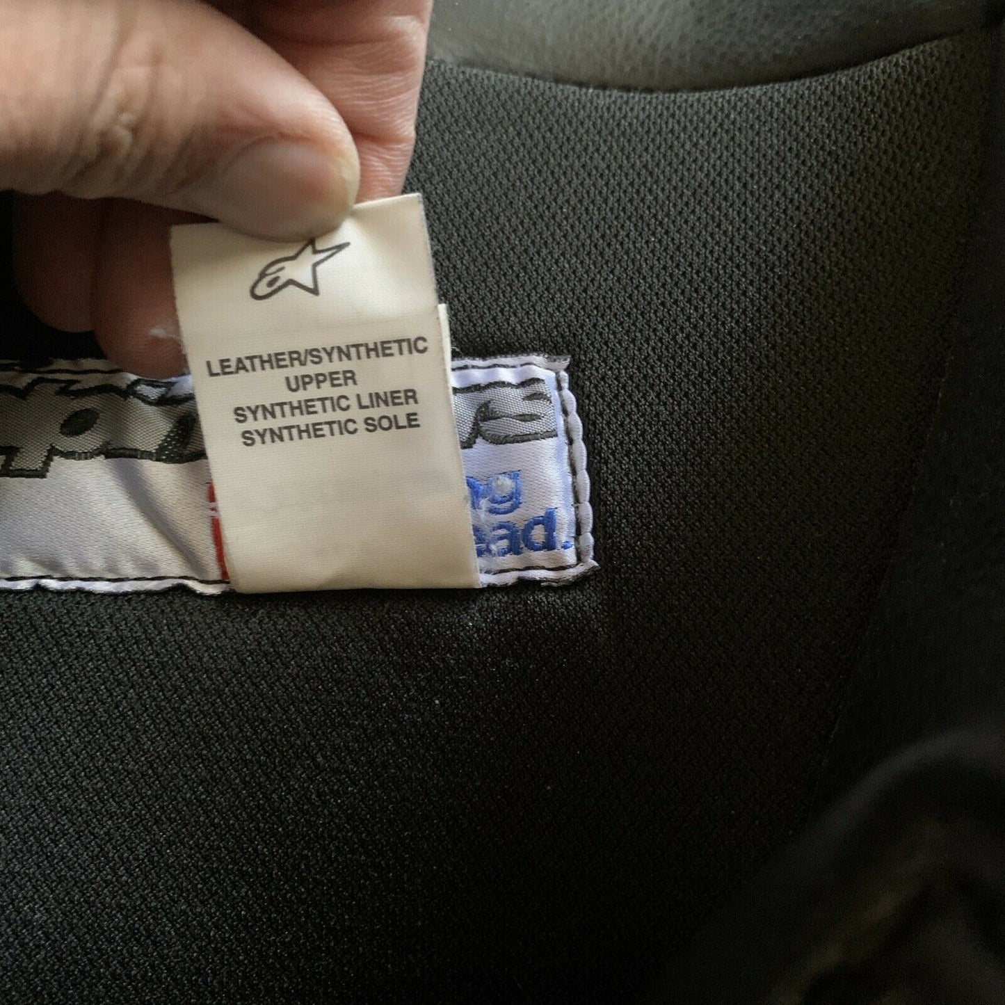 Alpinestars Motorcycle Racing Boots 4913 Size Euro 45 US 10.5 UK 10 Black