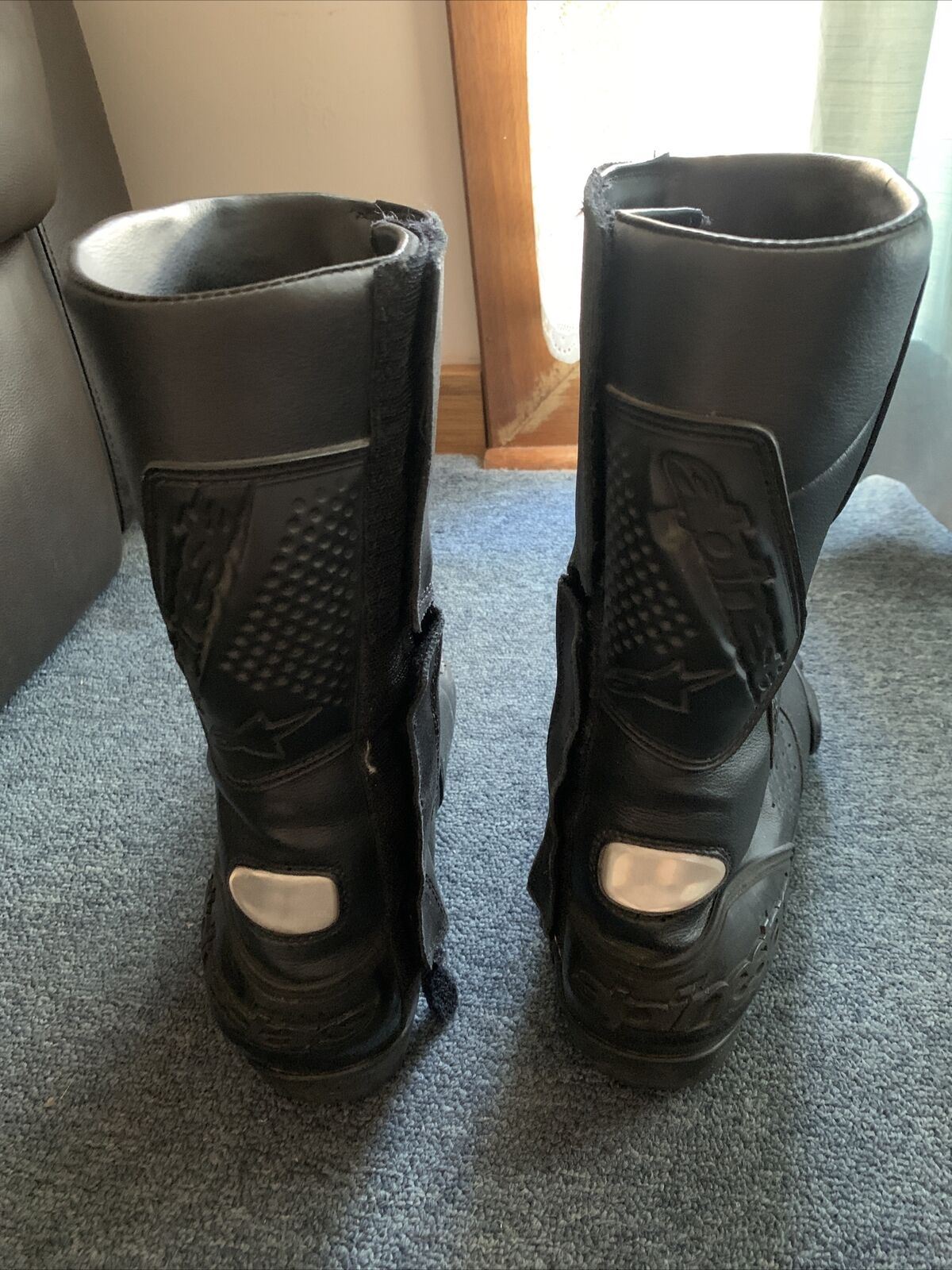 Alpinestars Motorcycle Racing Boots 4913 Size Euro 45 US 10.5 UK 10 Black