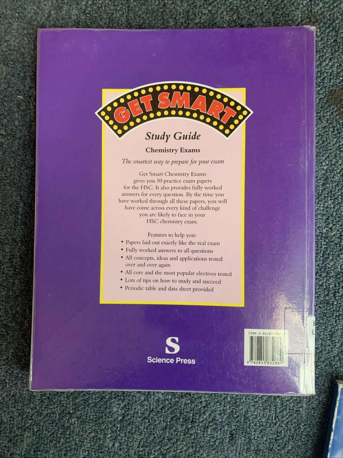 4x SACE Stage 2 Chemistry Books: The Essentials, Past HSC, Revision guide, Exams