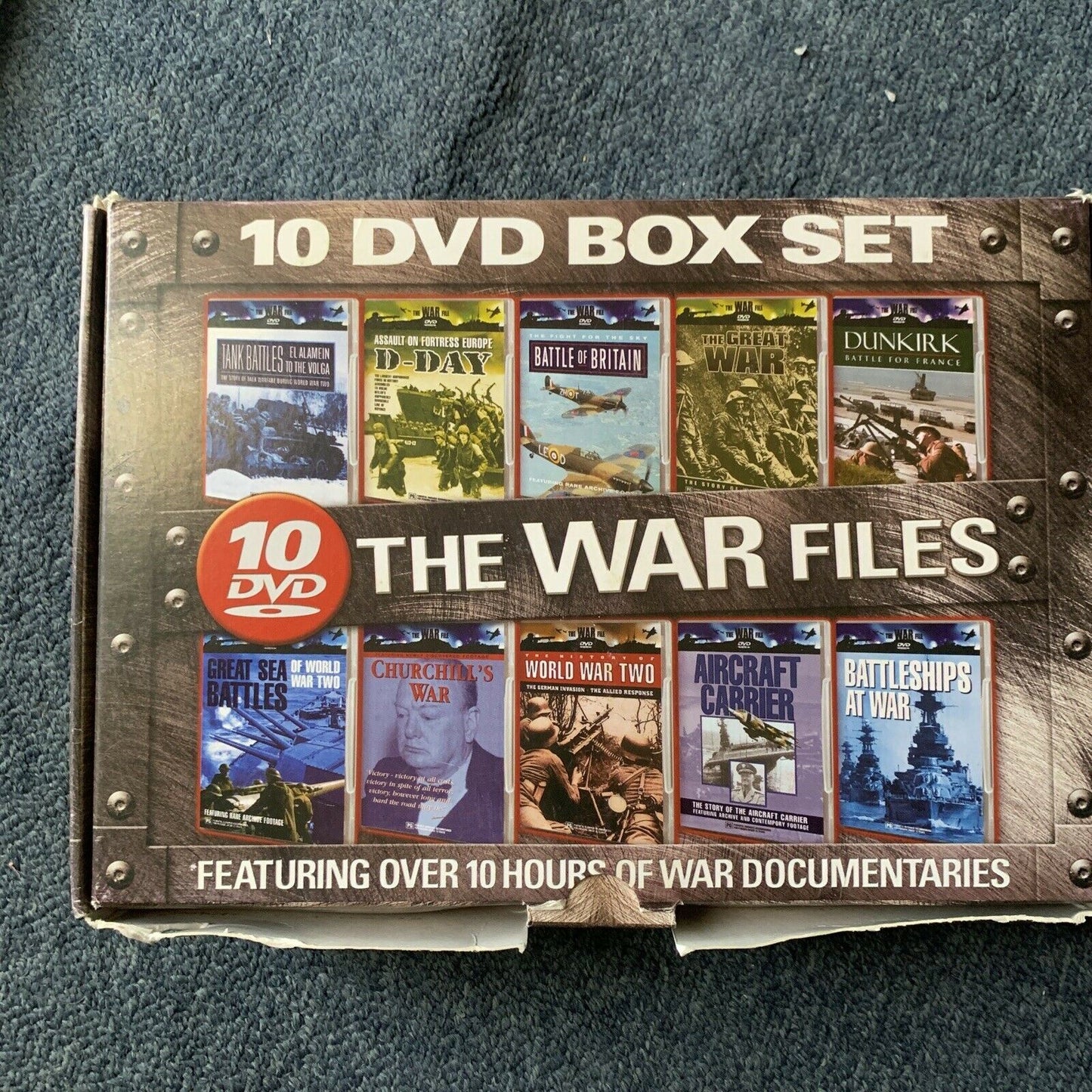 The War Files (DVD, 2004, 10-Disc Set) Documentary. All Regions