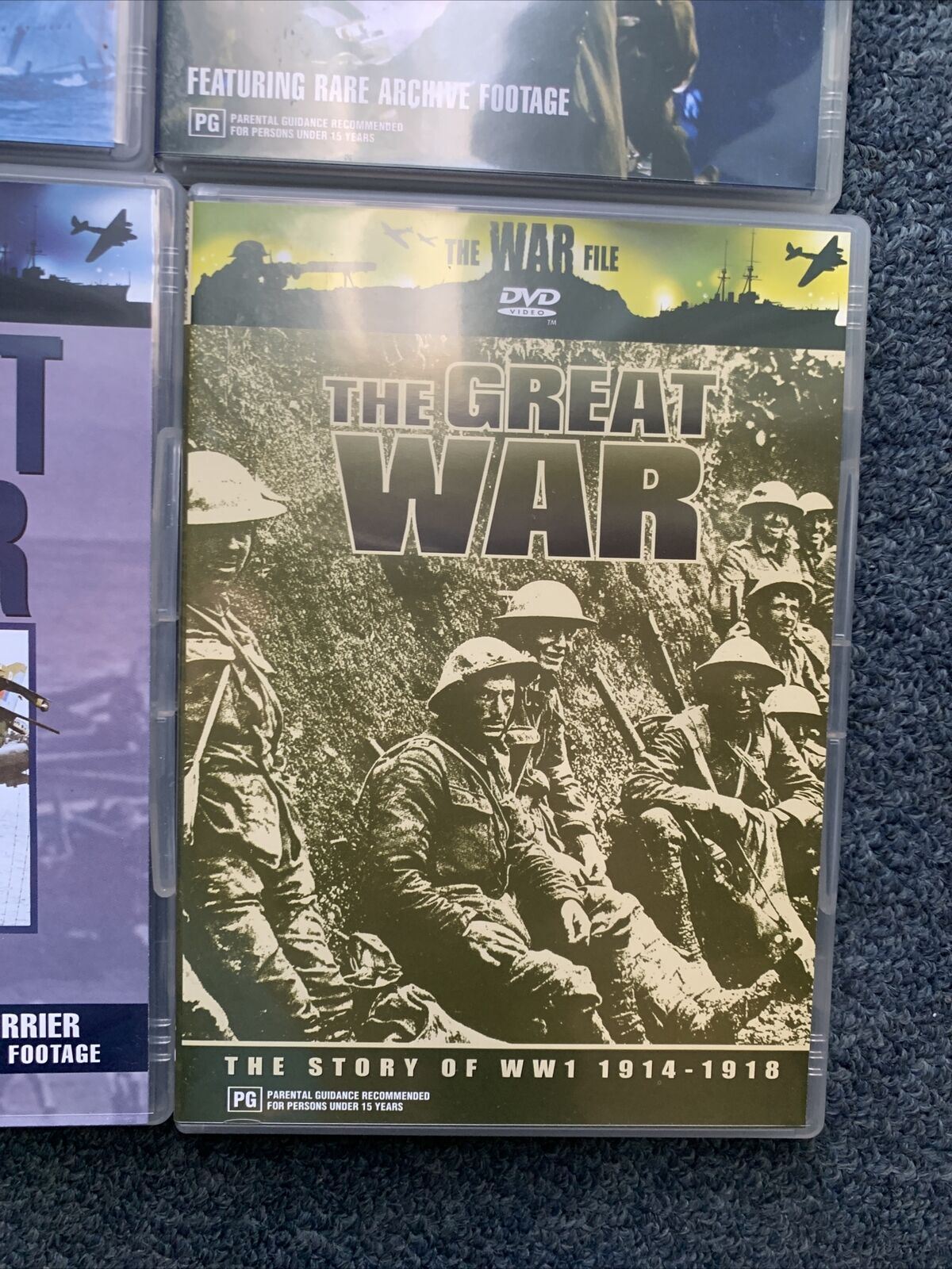 The War Files (DVD, 2004, 10-Disc Set) Documentary. All Regions