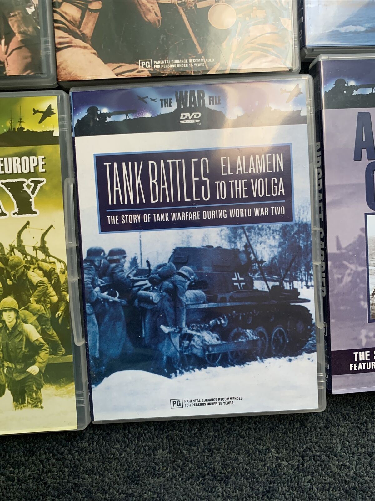 The War Files (DVD, 2004, 10-Disc Set) Documentary. All Regions