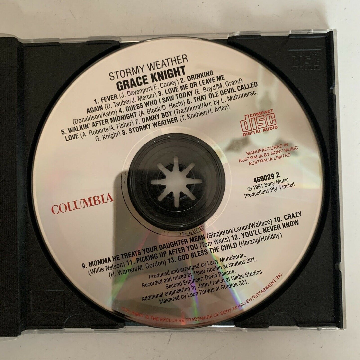 Grace Knight - Stormy Weather CD 1991 Album