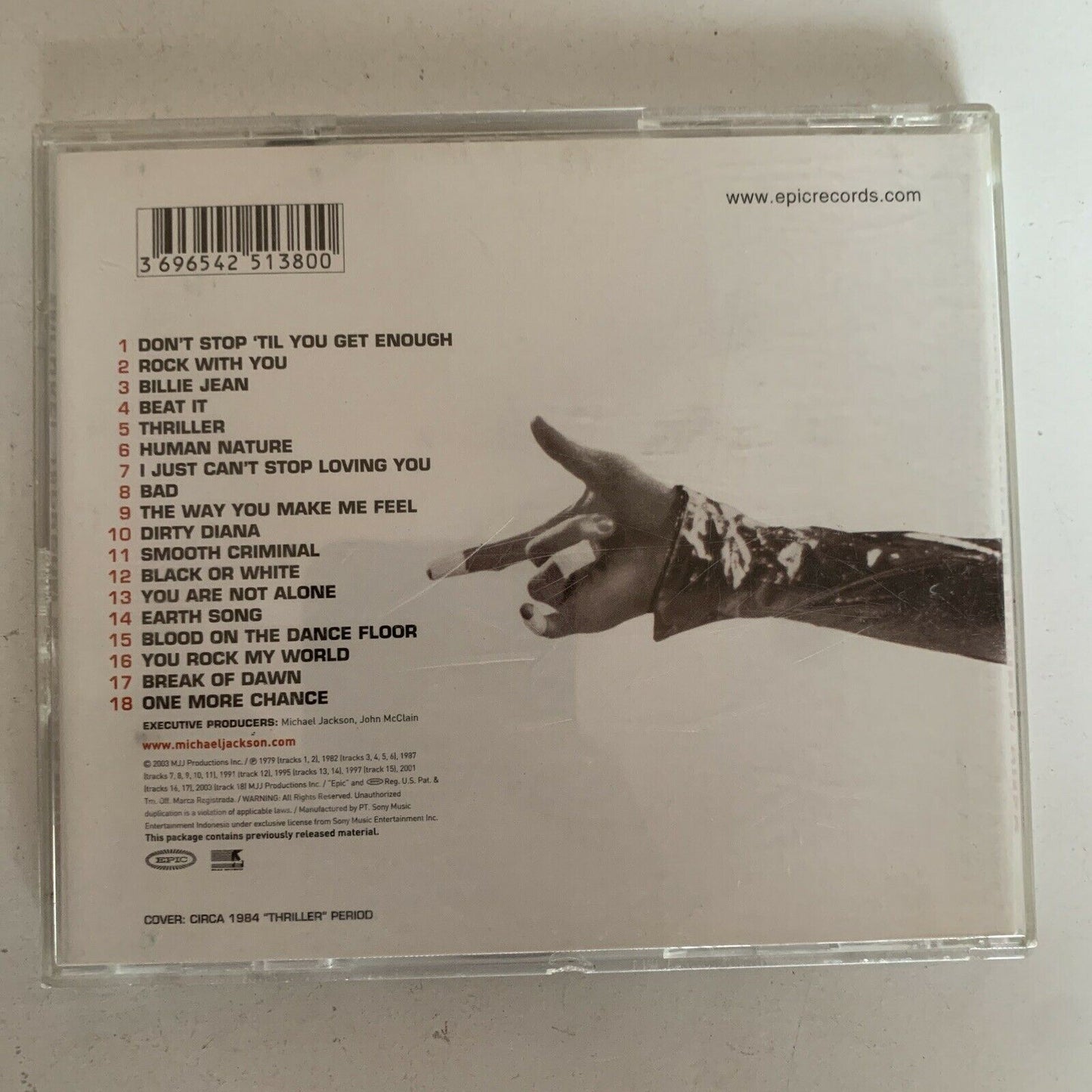 Michael Jackson – Number Ones (CD, 2003)