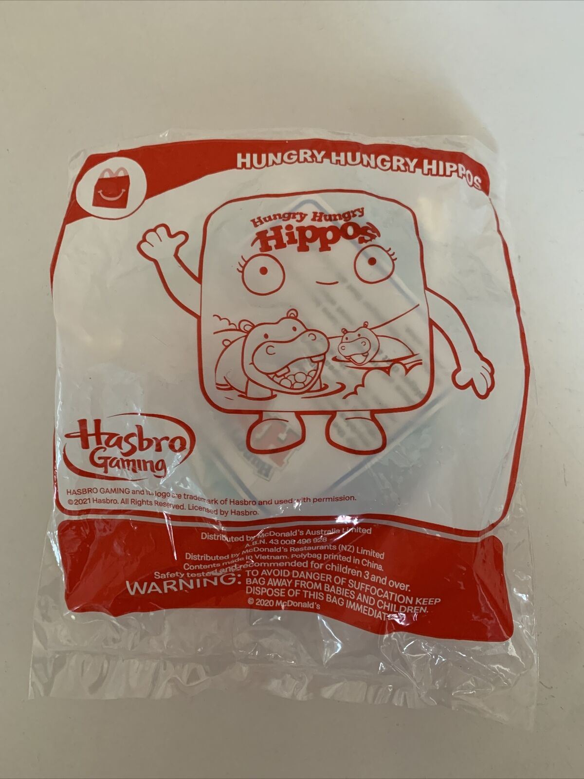 Hungry Jacks Hungry Hungry Hippo Promotional Toy 2021