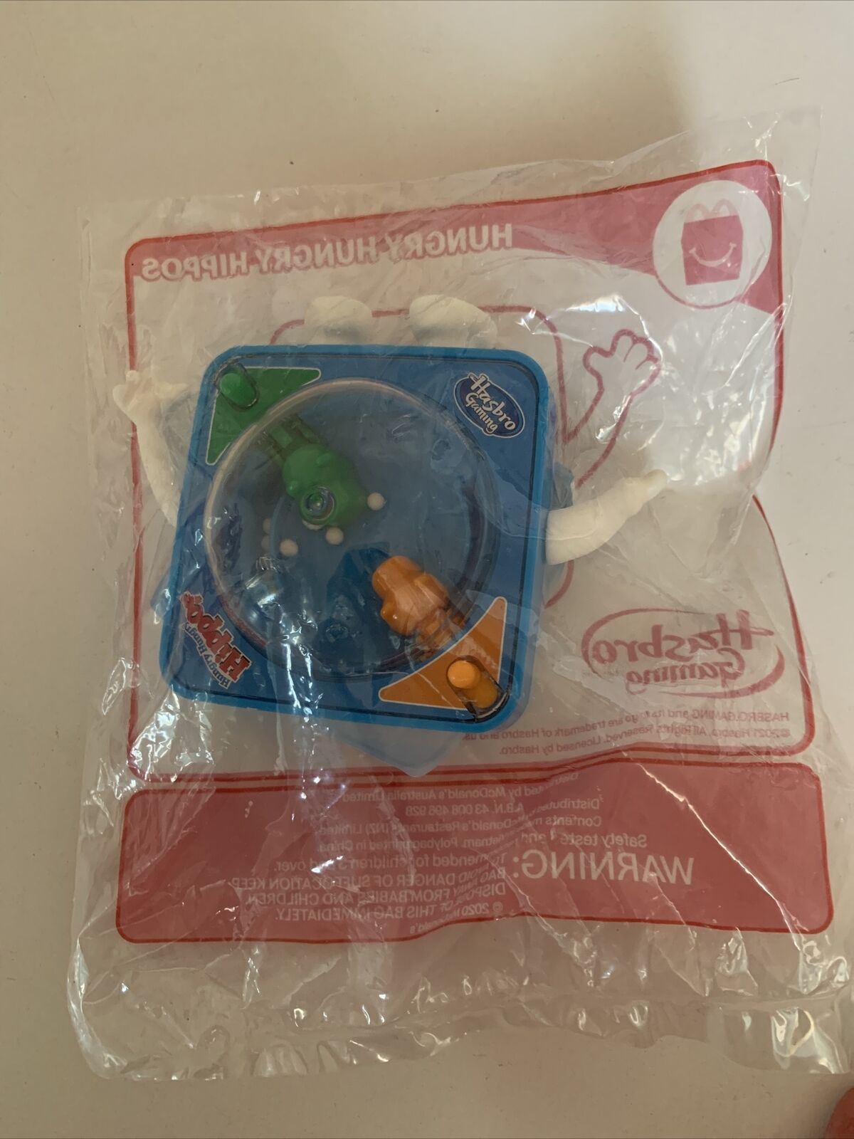 Hungry Jacks Hungry Hungry Hippo Promotional Toy 2021