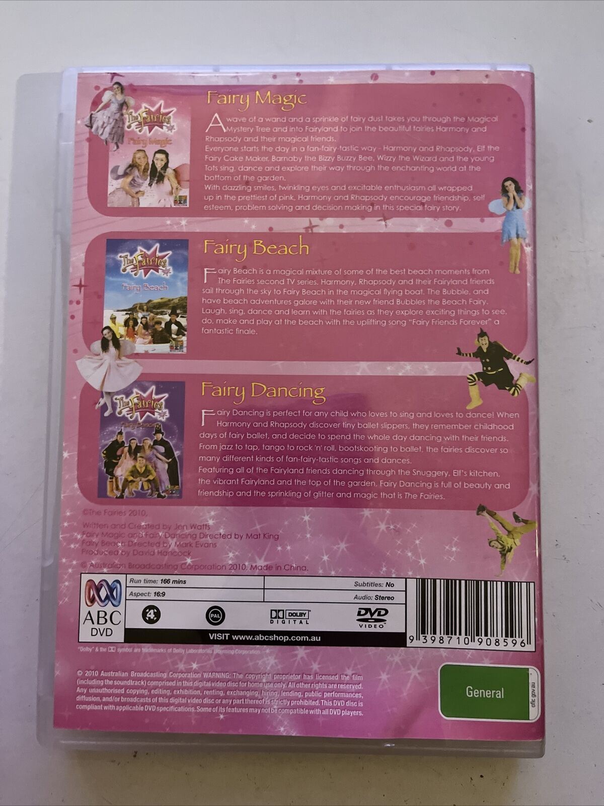 The Fairies - Three Fairy Friends Box (Box Set, DVD, 3-Disc 2007) Region 4