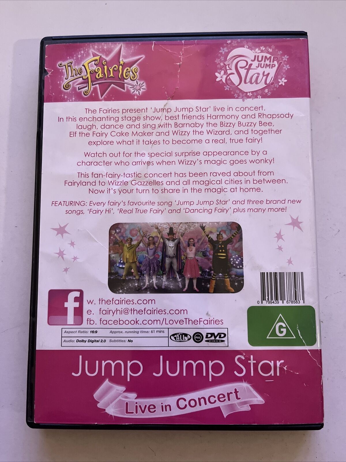 The Fairies - Jump Jump Star Live In Concert (DVD) Region Free