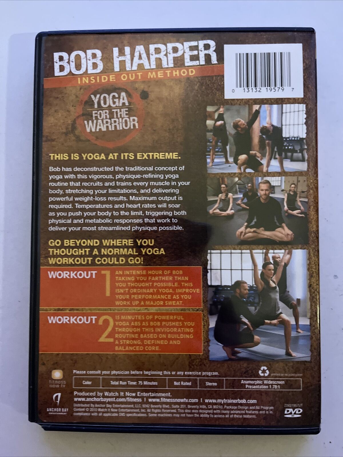 Bob Harper - Inside Out Method : Powerful Yoga Weight Loss (DVD) All Region