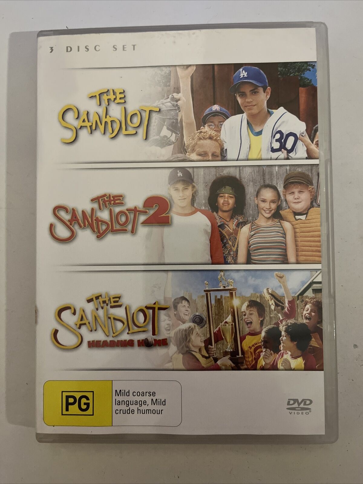 Sandlot / Sandlot 2 / Sandlot - Heading Home (DVD, 2007) 3 Baseball Film Region4