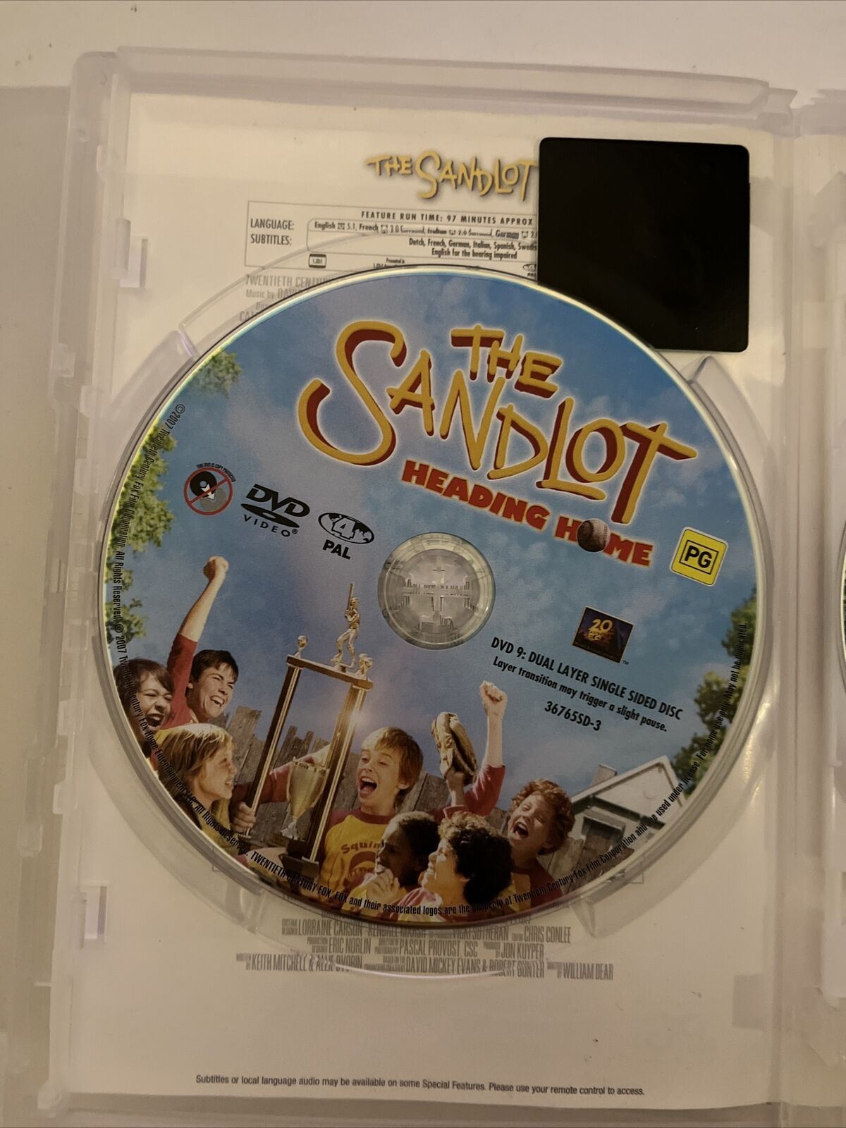 Sandlot / Sandlot 2 / Sandlot - Heading Home (DVD, 2007) 3 Baseball Film Region4