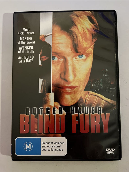 Blind Fury (DVD, 1989) Rutger Hauer, Terry O'Quinn, Brandon Call. Region 4