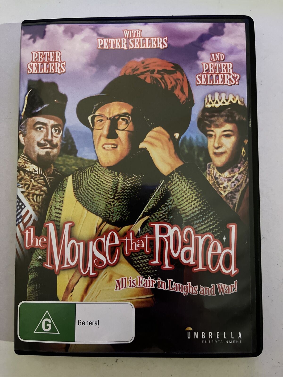 The Mouse That Roared (DVD, 1959) Peter Sellers, Jean Seberg. Region 4