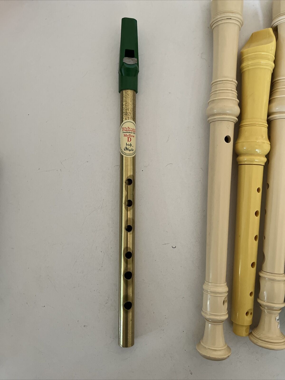 7x Lot Recorders And Irish Whistle